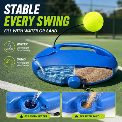 🎾 Solo Tennis Trainer Rebound Set – Practice Anytime, No Partner Needed
